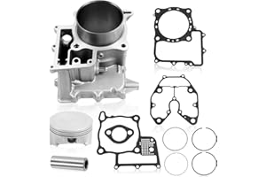 CYCWER 12100-HN8-A60 Cylinder Piston Top End Kit Fits for 2014-2021 Pioneer 700 SXS700M2, Fits for 2019-2022 Rincon 680 TRX680FA5, Replace OE 12100-HN8-A60 13010-HN8-A61