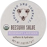 Savannah Bee Company Original Beeswax Salve - Deep Moisturizer Hand Salve - Rosemary Lavender - 2 Oz