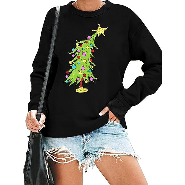 Ew People Christmas Grinch Sweatshirt - Funny Holiday Graphic Pullover For Women