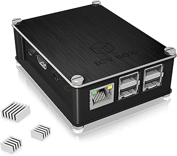 ICY BOX RP Carcasa para Raspberry Pi 2 & 3 Model B, Aluminio: Amazon.es: Electrónica
