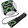 Soccer/Volleyball/Rugby Trainer, Football Kick Throw Solo Practice Training Aid Control Skills Adjustable Waist Belt for Kids Adults