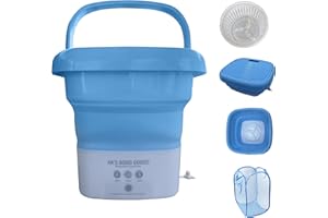 AK'S GOOD GOODS Mini Portable Washing Machine for Underwear, Socks, Bra, Baby Clothes – Space Saving Foldable Washing Machine – Ideal for travel, Hotel, RV, Home, Dormitory, Camping, Truck Drivers