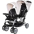 Baby Trend Sit N' Stand Convertible Multi-Use Easy Fold Travel Toddler and Baby Double Stroller with Safety Harness and Storage Basket, Modern Khaki