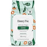 The Honey Pot Company - Feminine Wipes - Soothing Anti-Itch - 30ct | Herbal-Infused Medicated Wipe for Temporary Relief of Itching and Discomfort - Feminine Care