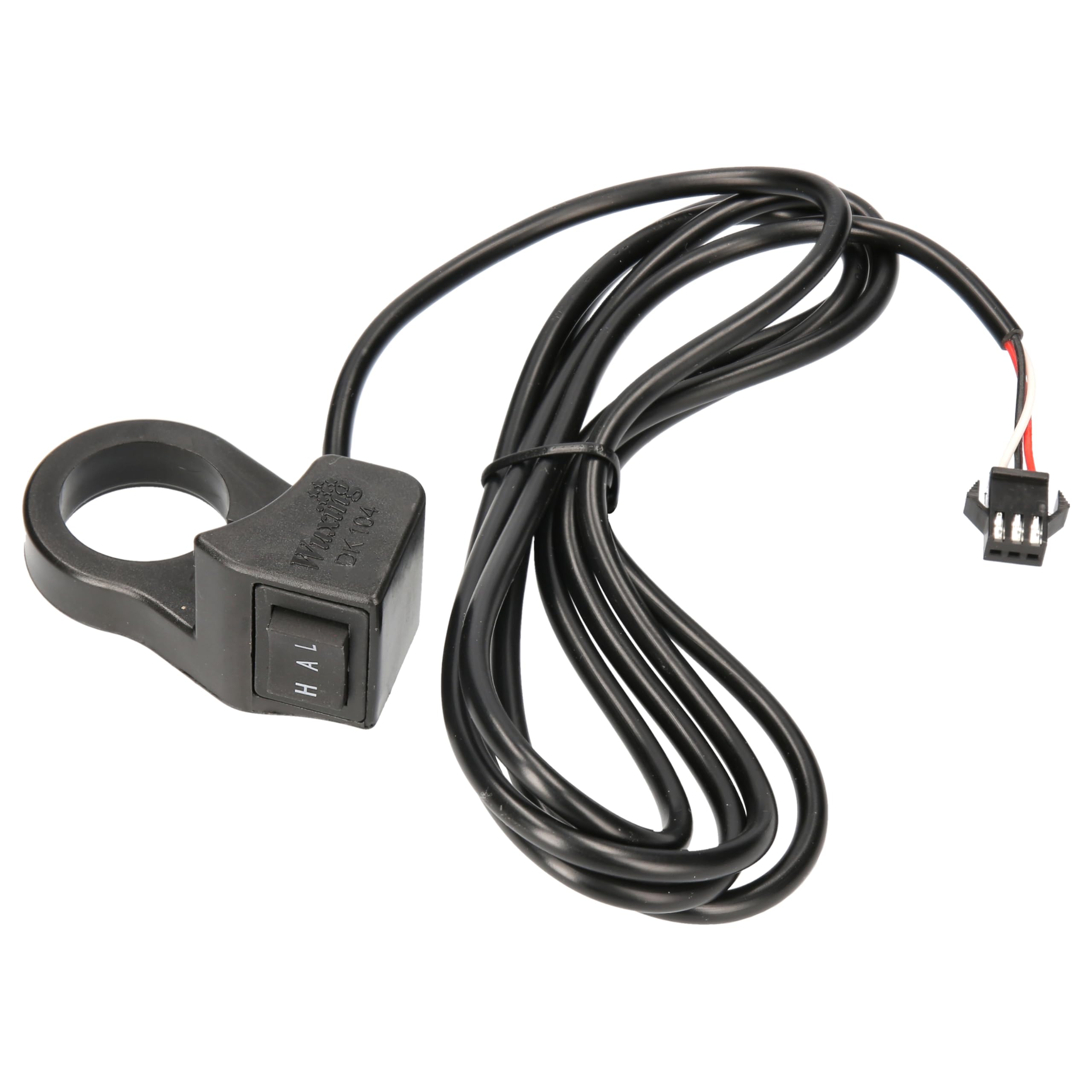 windmeile HAL Switch for Dual Speed Motors, High Automatic Low, 3-Pin JST, 22.2 mm Diameter, 1.5 m Length, E-Bike, Electric Bike, Pedelec