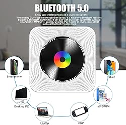 Gueray CD Player Portable Bluetooth Desktop CD