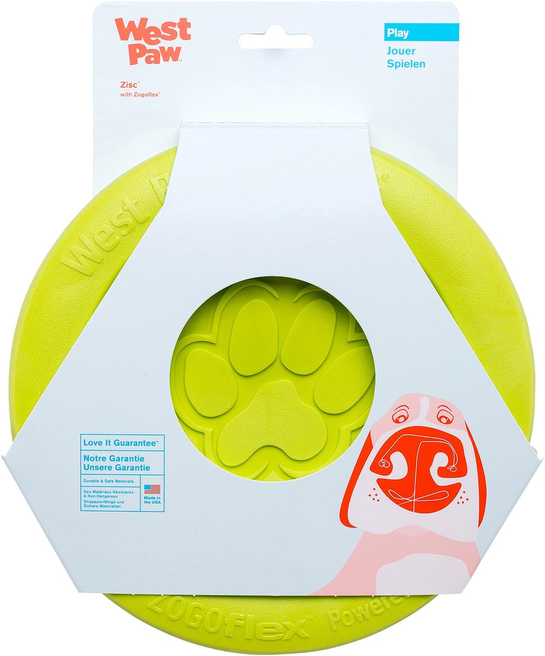 ZISC Disco de West Paw® color Azul - Frisbee para Perros - La Tienda de
