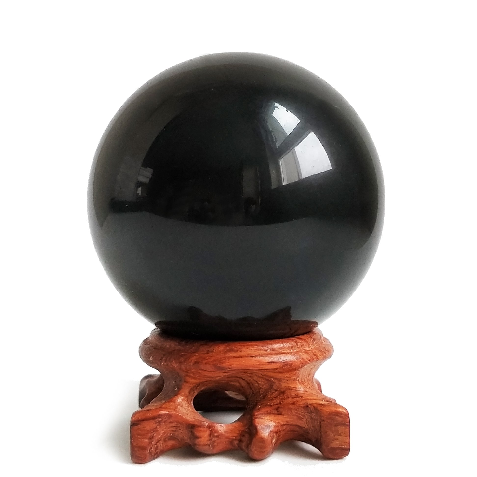 Black Obsidian Crystal Balls for Fengshui, Meditation, Crystal Healing, Divination, Home Decoration, Black Magic Crystal Sphere