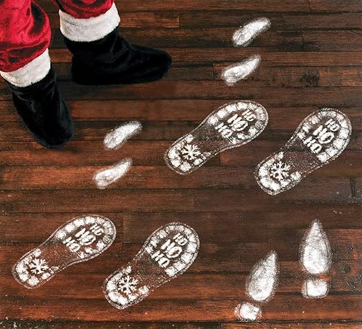 Amazon Com Jollylife 128pcs Christmas Decorations Footprints