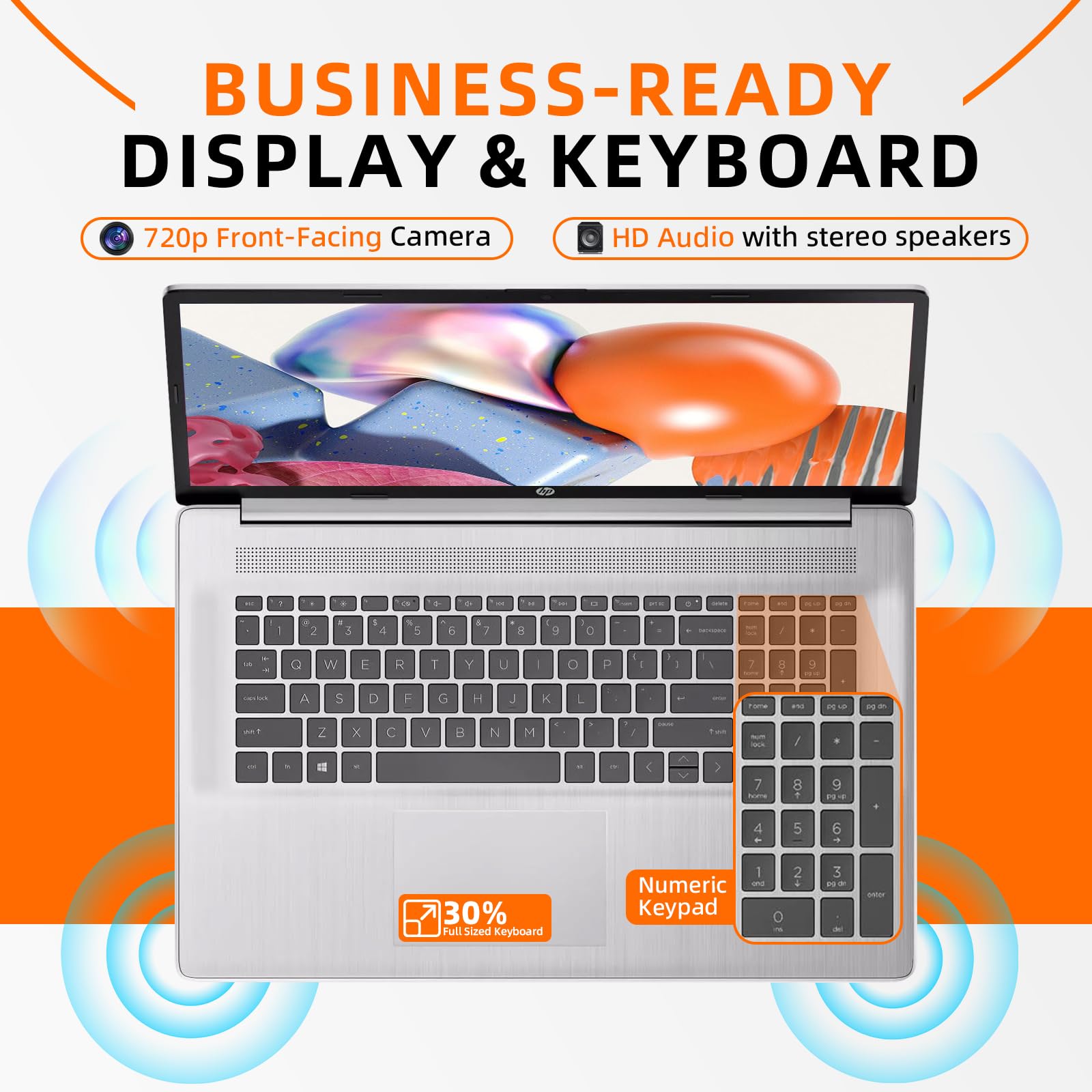 HP 2025 17 inch Laptop Business, 17.3