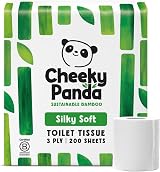 The Cheeky Panda Luxury Bamboo Toilet Tissues 3 Ply 4 Rolls
