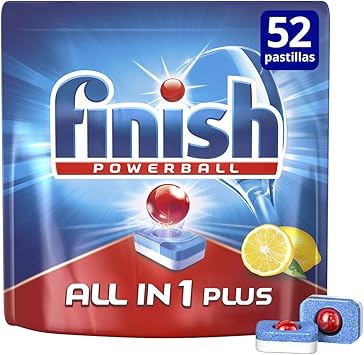 Finish Todo en 1 Max Limón Pastillas para Lavavajillas: Amazon.es: Salud y cuidado personal