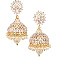 Swasti Jewels CZ Zircon Jewelry Set - Pendant With Chain And Matching Earrings For Women - View #3