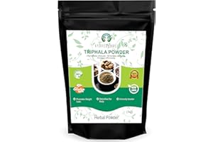 AyurvedaShree Triphala Powder - 1 kg Pouch, Triphala Combination of Amalaki (Emblica officinalis), Bibhitaki (Terminalia bellirica), Haritaki (Terminalia chebula)