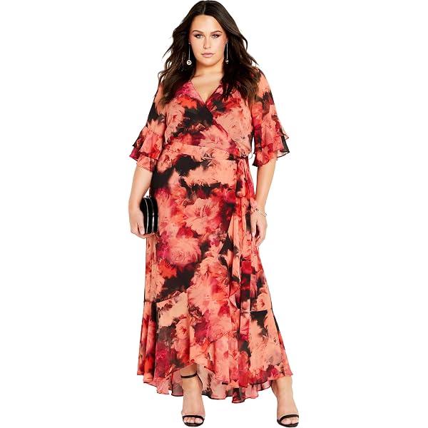 City Chic Women's Plus Size Maxi Dress