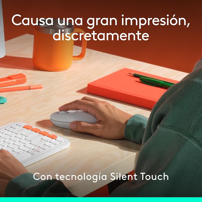 Pop Mouse, ratón inalámbrico Bluetooth Compacto y portátil
