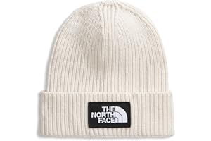 The North Face Kids' TNF Logo Box Cuffed Beanie | Classic Fit, Youth Winter Hat with Woven Logo or Embroidered Icon Patch