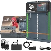 FarmLite Automatic Chicken Coop Door Opener | Non-Battery Powered Automatic Chicken Door | Automatic Coop Door with Timer and Light Sensor | USA Brand