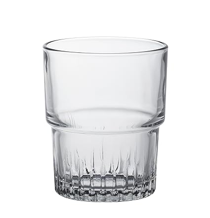 Duralex Empilable Wasserglas 160ml, stapelbar, ohne Füllstrich, 6 Stück
