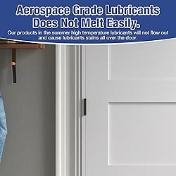 2 Pack Rounded Matte Black Door Hinges 3.5 Inch