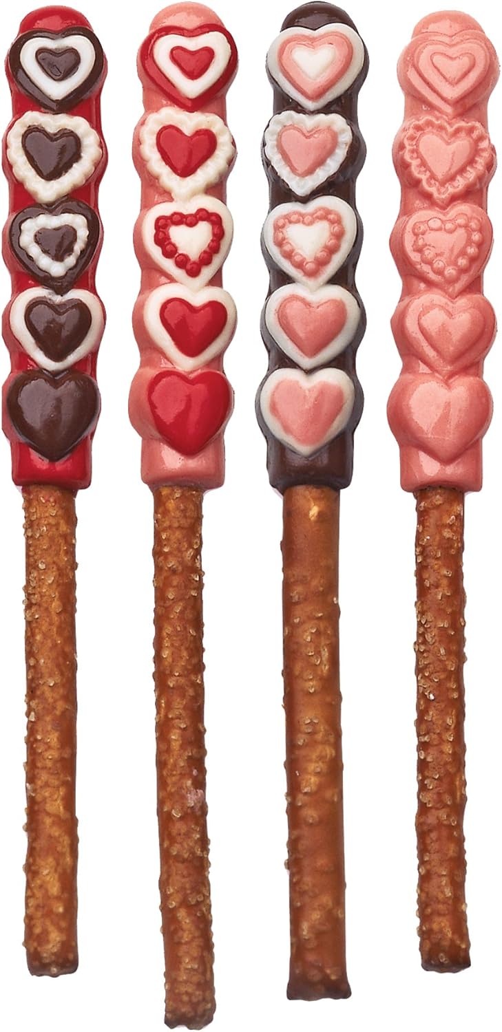 Wilton Heart Pretzel Mold Candy Making Molds Kitchen & Dining