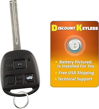 Amazon Com For 98 01 Lexus Es300 98 00 Lexus Ls400 Sc300 Sc400 Keyless Entry Remote Key Fob 3btn Uncut Hyq1512v 89785 50031 Automotive