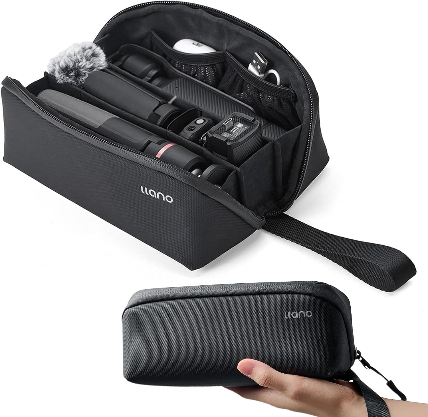 Photo 1 of llano Carrying Case bag for DJI Osmo Pocket 3 Creator Combo,Portable Travel Storage Handbag Cover,Lightweight Protective Pouch for Camera & Accessories,Designed Specifically for Pocket 3