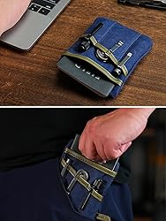 Sayram SP6 EDC Pouch, Waxed Canvas Compact Pocket