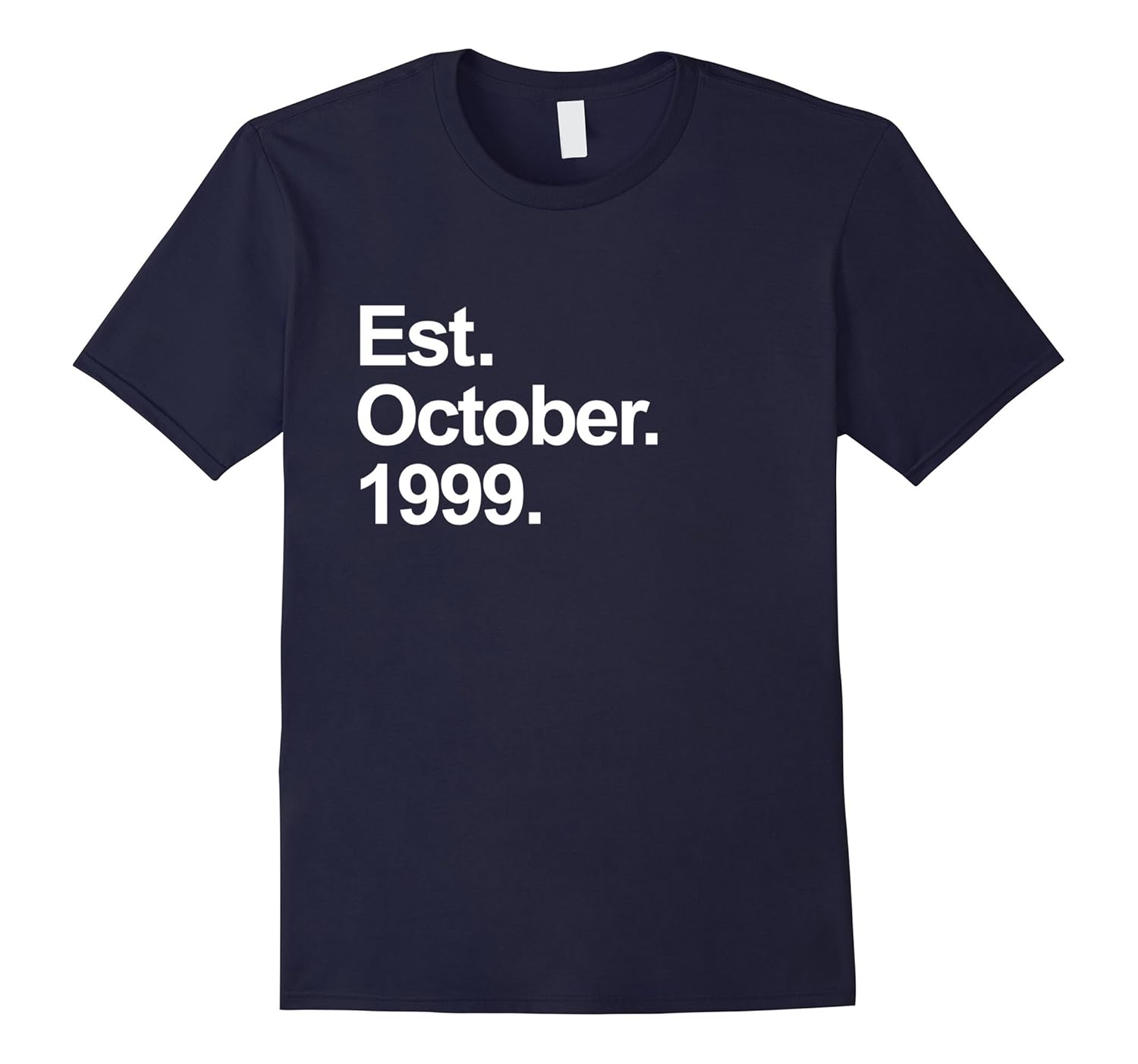 Est October 1999 Shirt Awesome 18th Birthday Gifts TShirt-ANZ