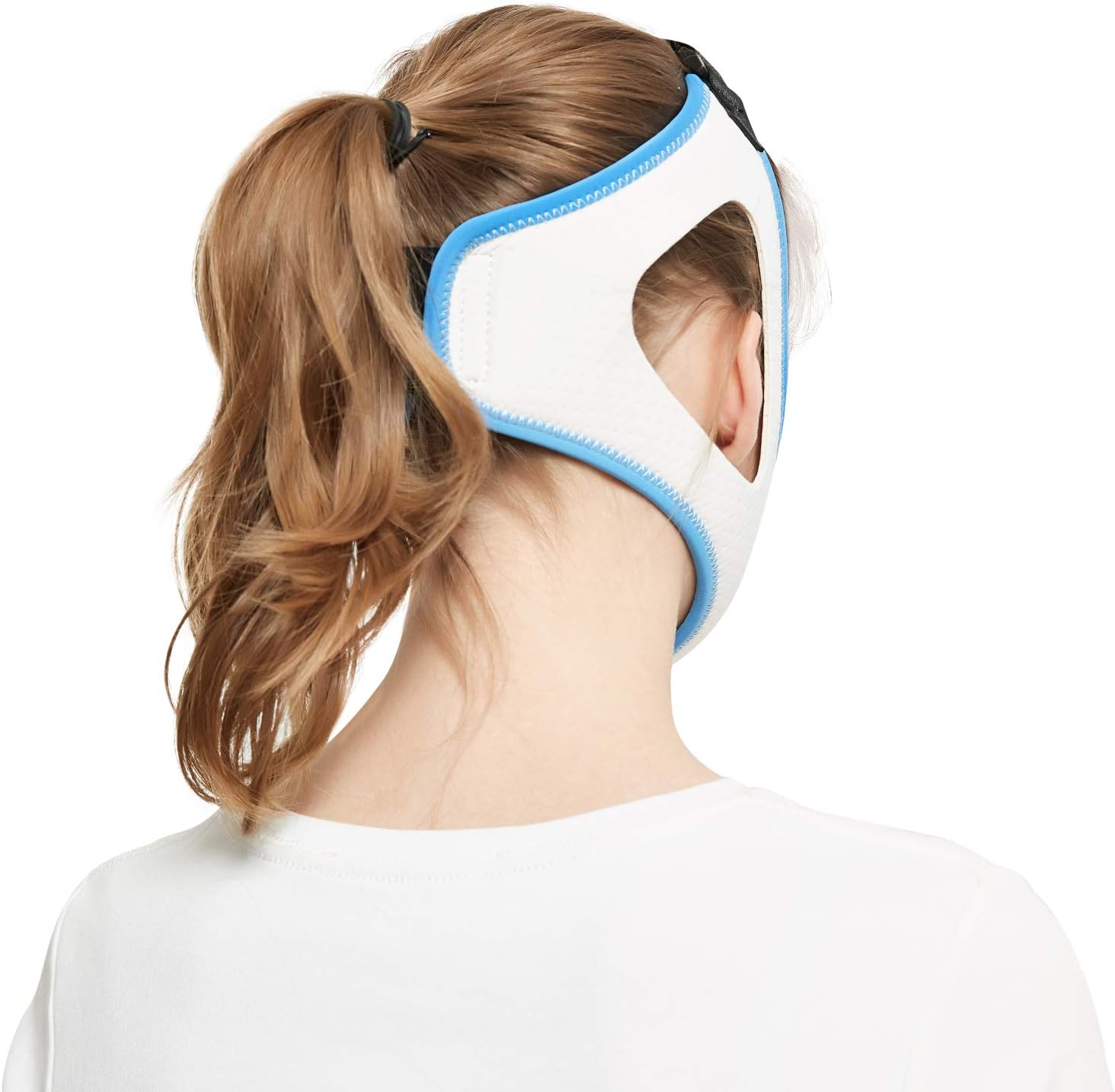 Anti Snoring Devices Chin Strap for CPAP Users and Mouth Breathers - Advanced Solution Stop Snore Sleep Aid for Women and Men (White): Health & Personal Care