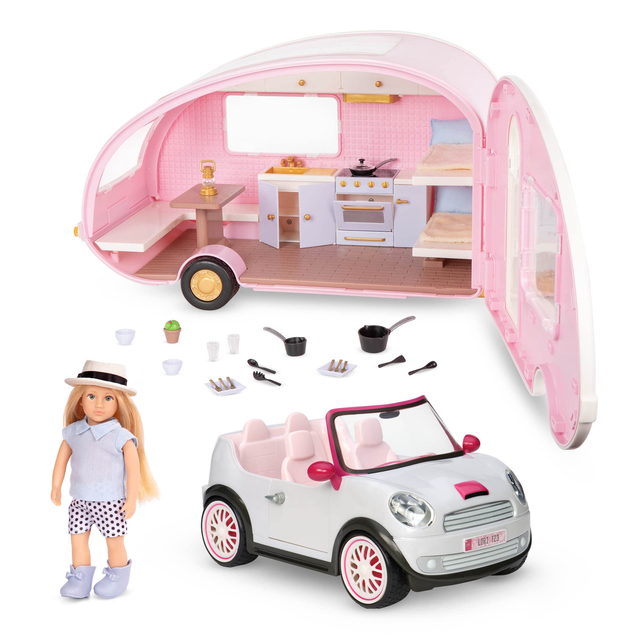 Mua Dolls Eliza's Glamping Set Mini Doll, Camper & Car 6inch