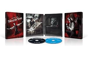 Sweeney Todd: The Demon Barber of Fleet Street (Limited Edition Steelbook) [4K UHD + Blu-Ray + Digital Copy]