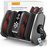 CARESKY® Foot Massager with Heat, FSA＆HSA Eligible Shiatsu Foot Massager for Plantar Fasciitis, Neuropathy Pain Relief, Deep Tissue Foot and Calf Massager, Gifts for Women and Men