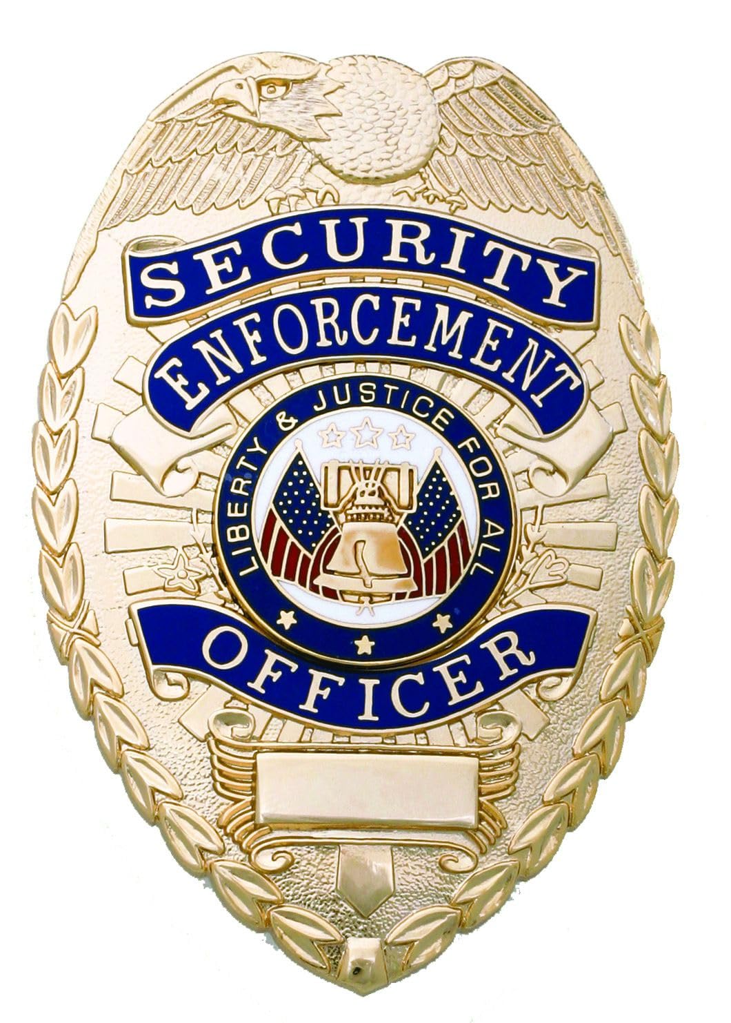 RYNO GEAR SECURITY OFFICER Costume Badge, Enameled