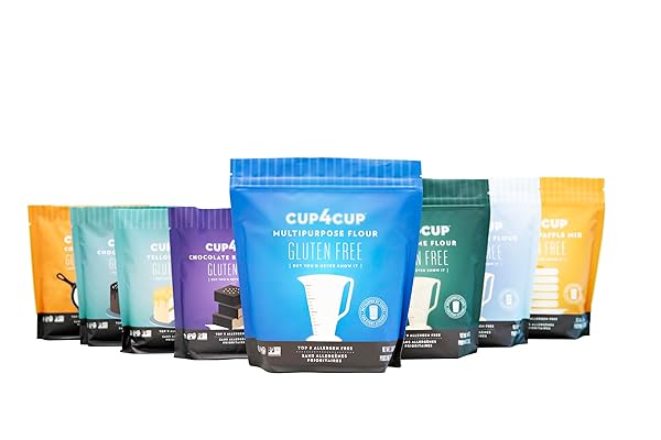 CUP4CUP MULTIPURPOSE FLOUR, 3 POUNDS, CERTIFIED GLUTEN FREE FLOUR, 1:1 ALL PURPOSE FLOUR SUBSTITUTION, NON-GMO, KOSHER, MADE IN THE USA