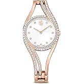 Swarovski Hyperbola Bangle Watch, Swiss Made, Metal Bracelet, Rose Gold Tone, Rose Gold-Tone Finish