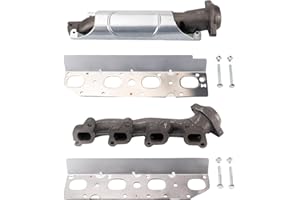 TRQ Exhaust Manifold Compatible with 2013-2018 Ram 1500 19-21 1500 Classic 14-18 2500 3500