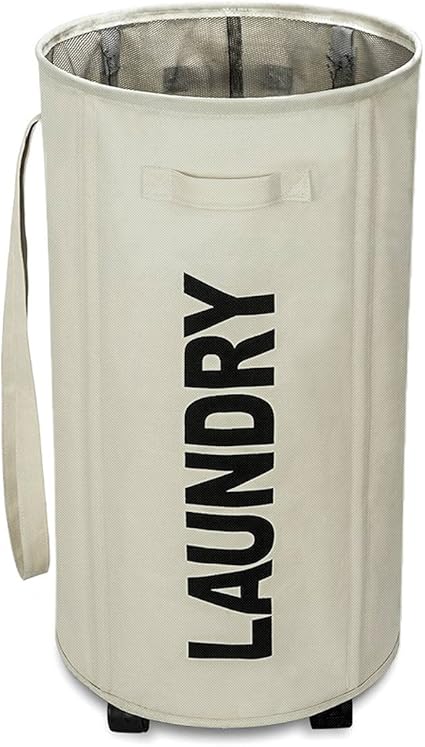 laundry basket on wheels amazon