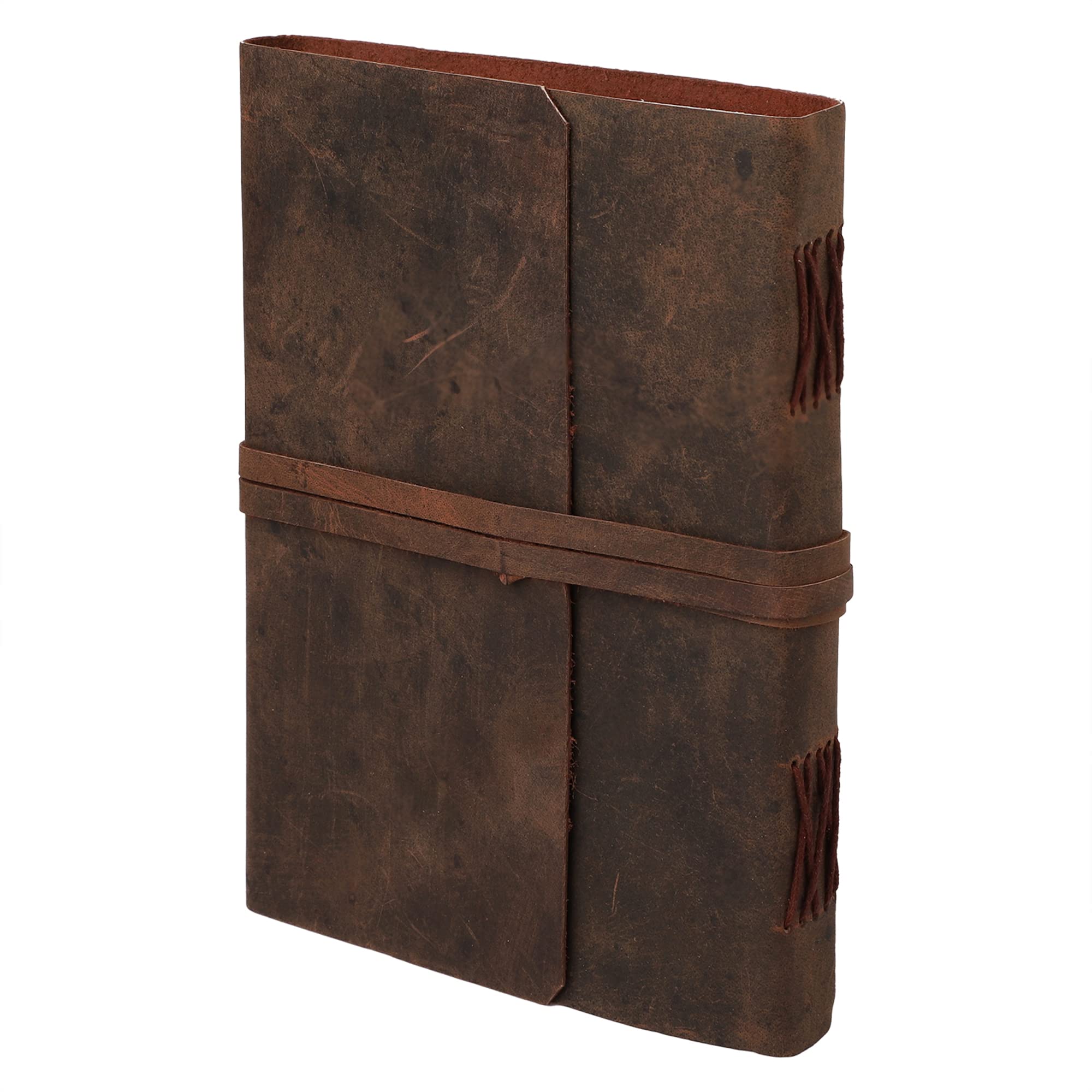 OVERDOSE BUFF BELT Journal Diary Notebook - Handcrafted Journal For Students Office Travel Gift Notebook, Sketchbook for Men & Women - Journal Size 6" x 8" inches | 15 x 20 cm