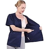 Post Surgery Shirt Post Mastectomy Clothing Surgery Shirt Mastectomy Recovery Clothing with Drain Management Pockets 02