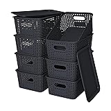 Plastic Storage Baskets with Lid-Plastic Storage