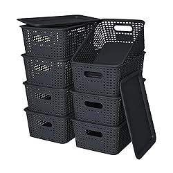 Plastic Storage Baskets with Lid-Plastic Storage