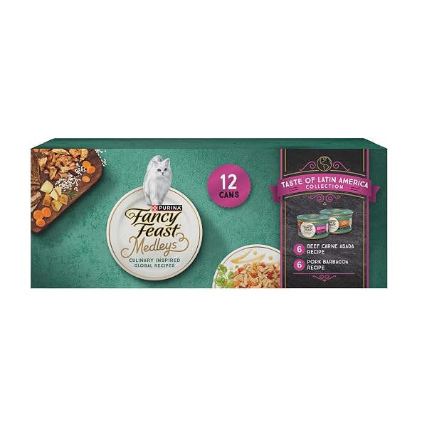 PURINA FANCY FEAST MEDLEYS LATIN AMERICA WET CAT...
