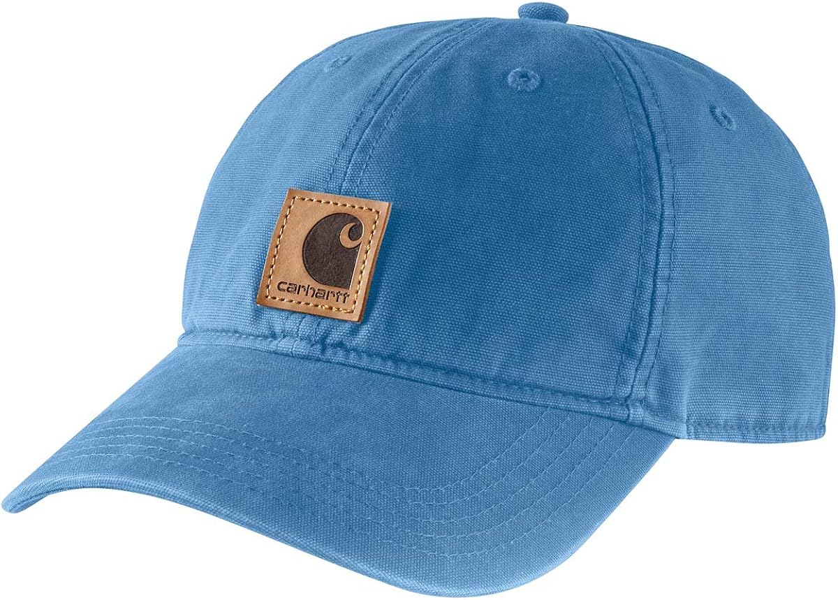 Carhartt Men's Canvas Baseball Cap, French Blue, One Size Amazon.co.uk