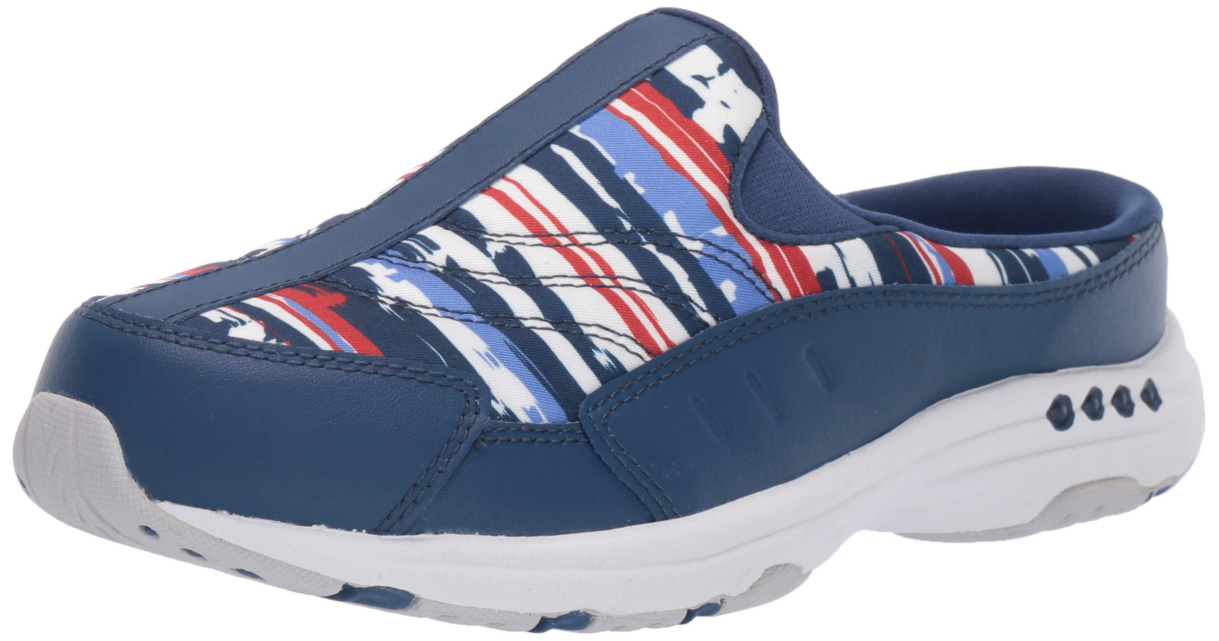 Easy Spirit Traveltime Women's Slip On, 6 2A(N) US, American-Navy-Multi Image