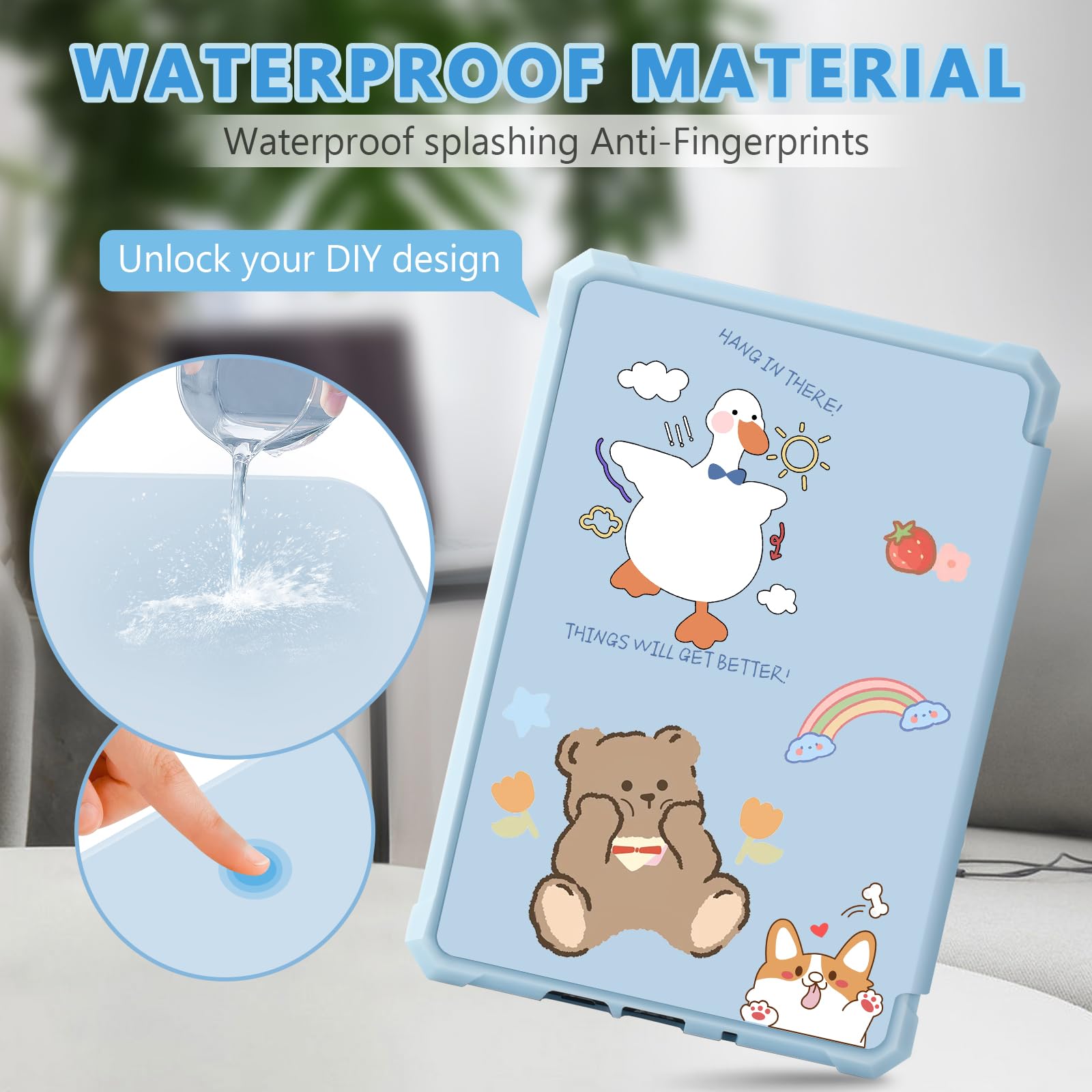 FUWANG Case for Kindle Paperwhite 12th Gen & Colorsoft 7