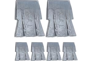 Kisangel 6pcs Metal Wedges for Axe Handle Repair, Hammer Handle Metal Wedges, Tool Reinforcement Accessory