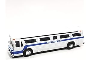 Showcast Classic New York City Central Station White Passenger Bus 6 Diecast Commercial Vehicle, Small