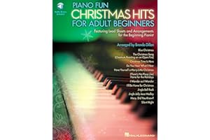 Piano Fun Christmas Hits for Adult Beginners | Beginner Holiday Piano Sheet Music with Online Audio | Easy Piano Songbook for