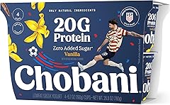 Chobani® 20g Protein Lowfat Greek Yogurt Vanilla 6.7oz 4PK